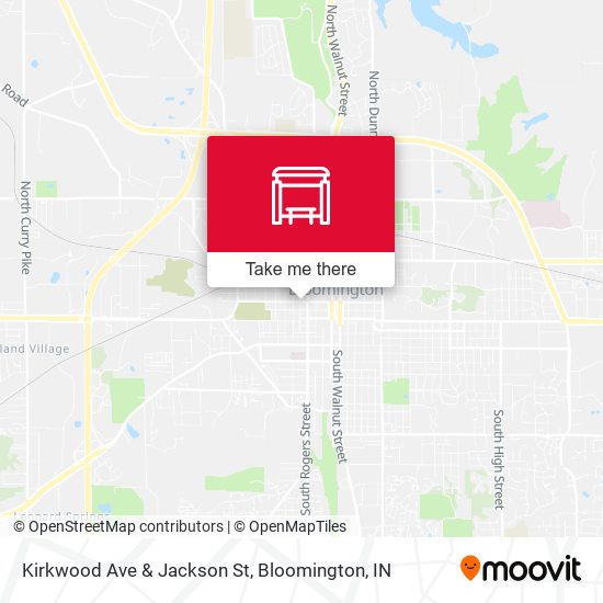 Mapa de Kirkwood Ave & Jackson St