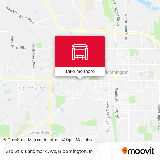Mapa de 3rd St & Landmark Ave