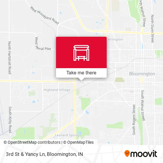 Mapa de 3rd St & Yancy Ln
