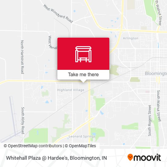 Mapa de Whitehall Plaza @ Hardee's
