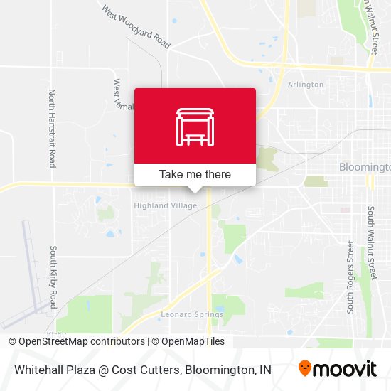 Whitehall Plaza @ Cost Cutters map