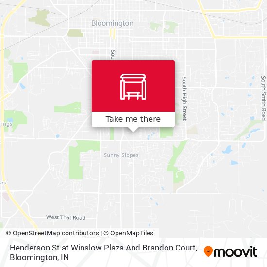 Mapa de Henderson St at Winslow Plaza And Brandon Court