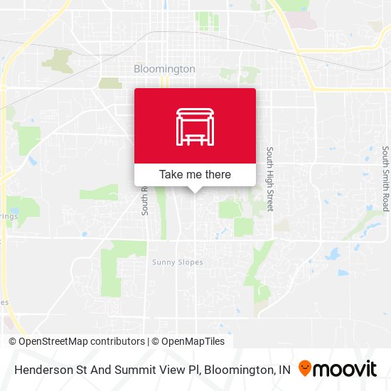 Henderson St And Summit View Pl map