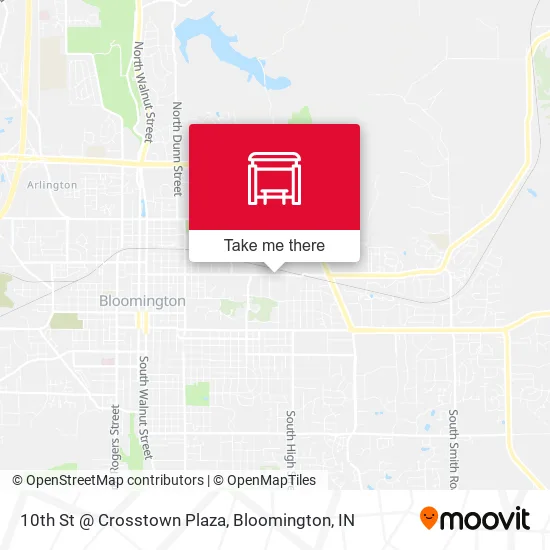 Mapa de 10th St @ Crosstown Plaza