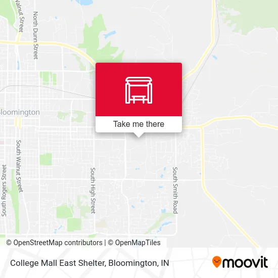 College Mall East Shelter map