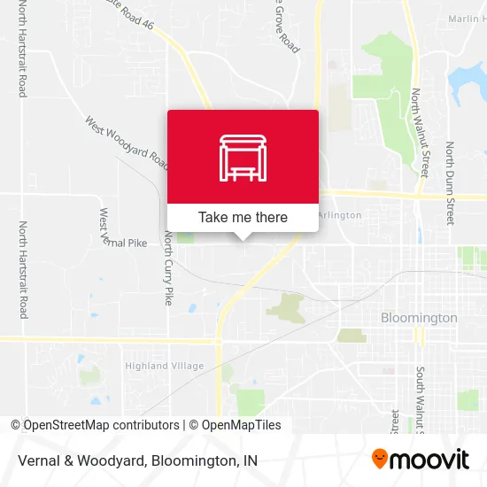 Vernal & Woodyard map