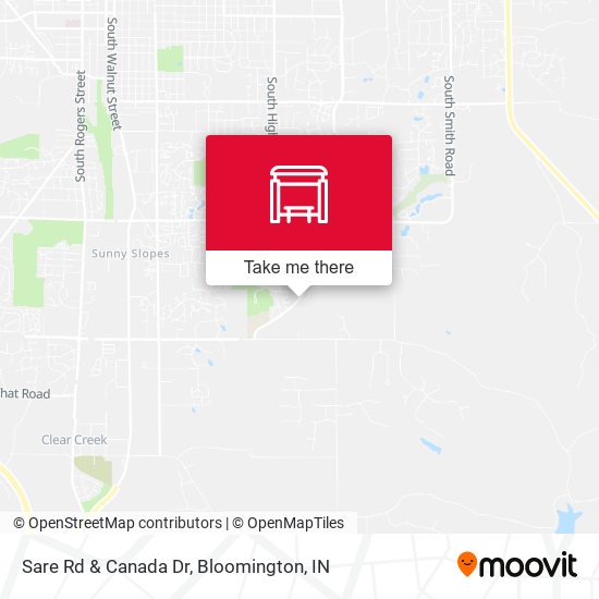 Sare Rd & Canada Dr map