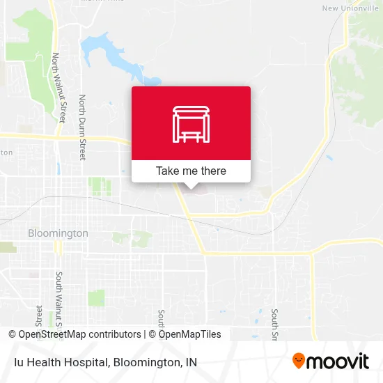 Iu Health Hospital map