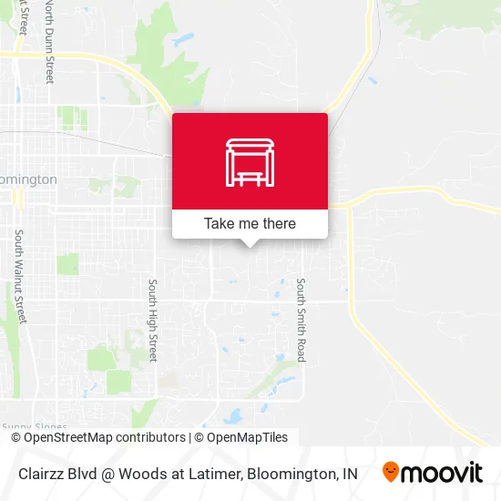 Mapa de Clairzz Blvd @ Woods at Latimer