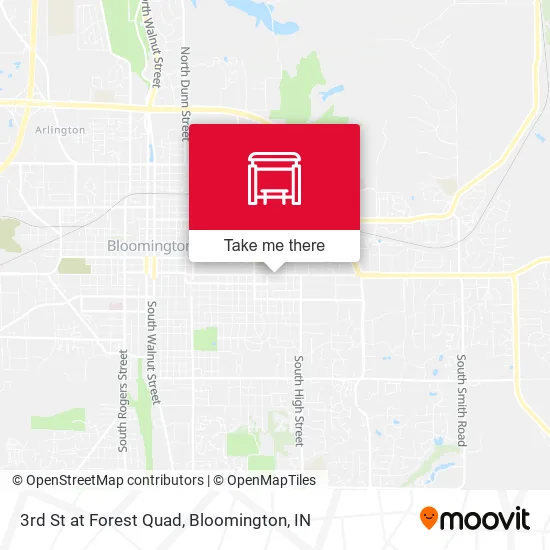 Mapa de 3rd St at Forest Quad