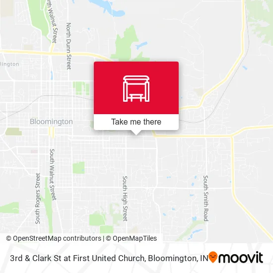 Mapa de 3rd & Clark St at First United Church