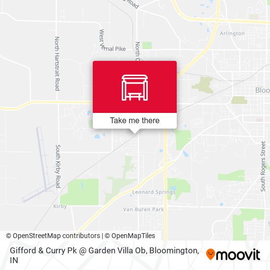Mapa de Gifford & Curry Pk @ Garden Villa Ob