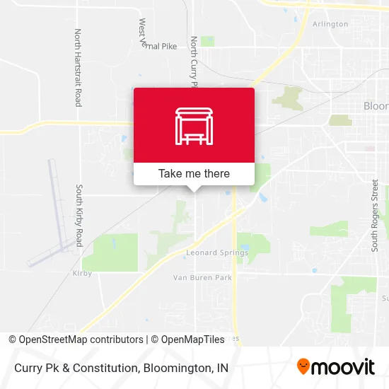 Curry Pk & Constitution map