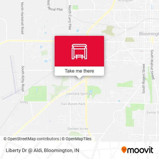 Mapa de Liberty Dr @ Aldi