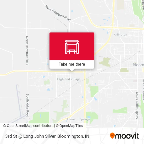 Mapa de 3rd St @ Long John Silver