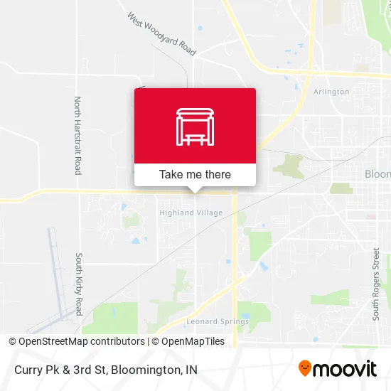 Mapa de Curry Pk & 3rd St