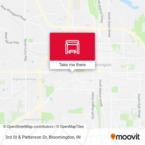 Mapa de 3rd St & Patterson Dr