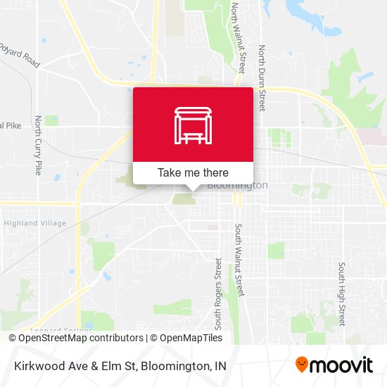 Mapa de Kirkwood Ave & Elm St