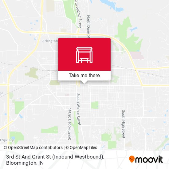 Mapa de 3rd St And Grant St (Inbound-Westbound)