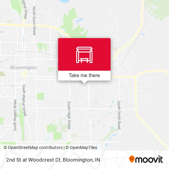 Mapa de 2nd St at Woodcrest Ct