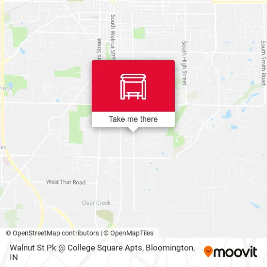 Mapa de Walnut St Pk @ College Square Apts