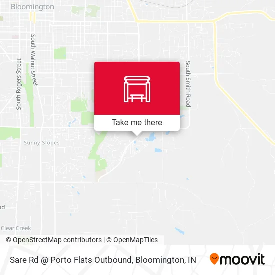 Mapa de Sare Rd @ Porto Flats Outbound