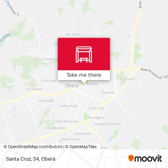 Santa Cruz, 34 map