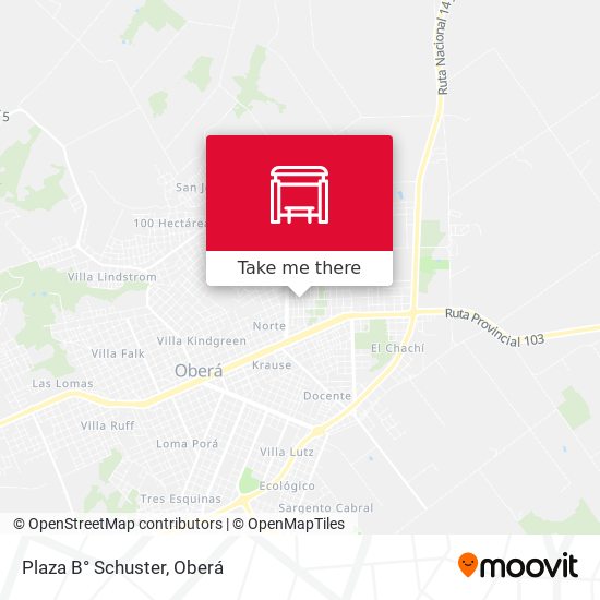 Mapa de Plaza B° Schuster