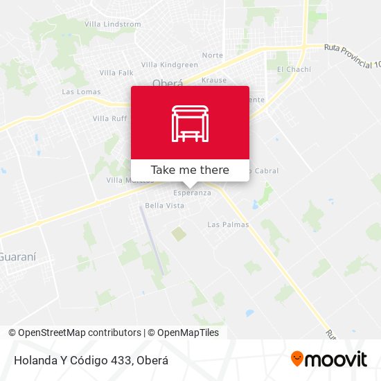 Holanda Y Código 433 map