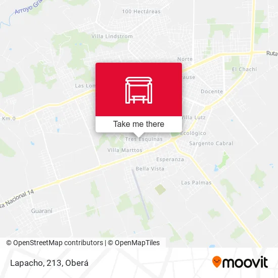 Lapacho, 213 map