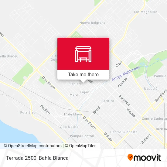 Terrada 2500 map