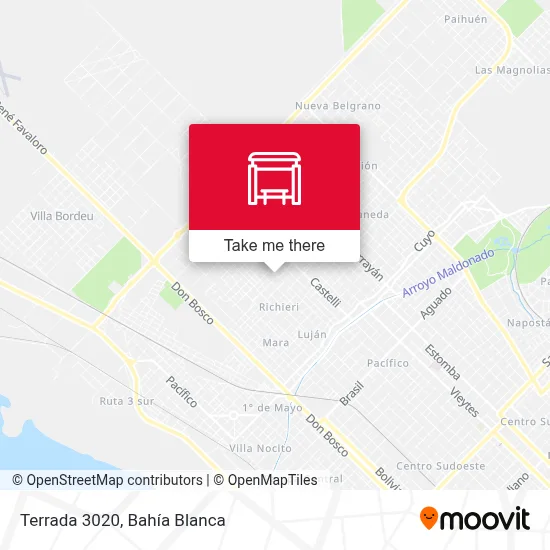 Terrada 3020 map