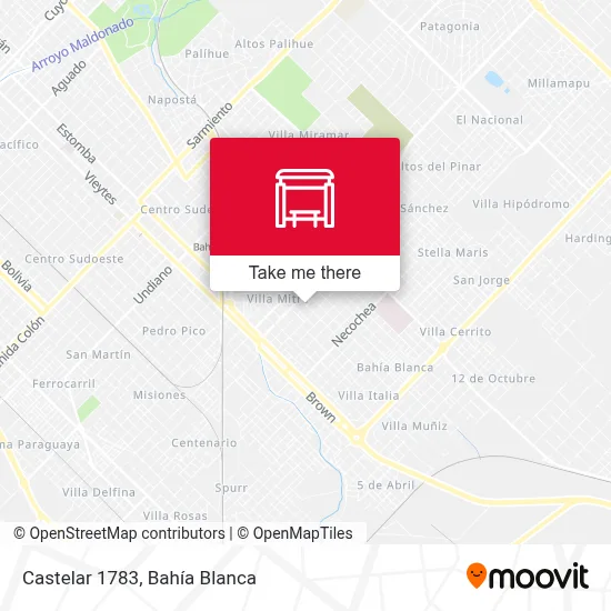 Castelar 1783 map