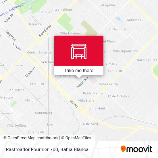 Rastreador Fournier 700 map