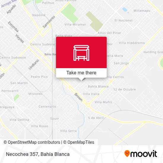 Necochea 357 map
