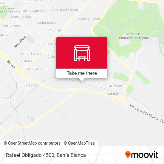 Rafael Obligado 4500 map