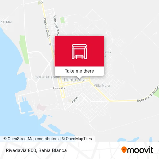 Rivadavia 800 map