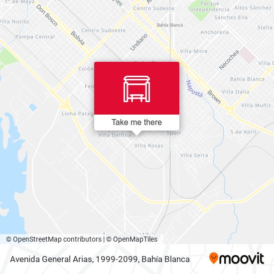 Avenida General Arias, 1999-2099 map