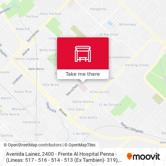 Avenida Lainez, 2400 - Frente Al Hospital Penna - (Lineas: 517 - 516 - 514 - 513 (Ex Tambien)- 319) map