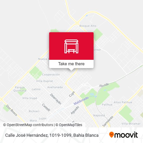 Calle José Hernández, 1019-1099 map