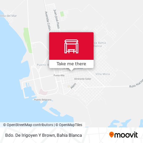 Mapa de Bdo. De Irigoyen Y Brown