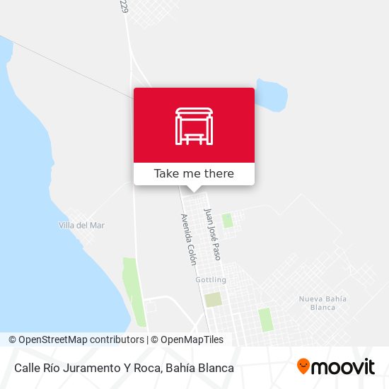 Mapa de Calle Río Juramento Y Roca