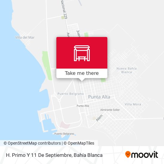 Mapa de H. Primo Y 11 De Septiembre