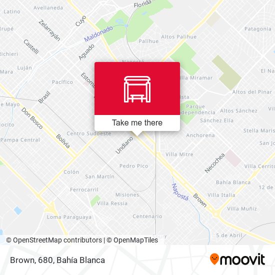 Mapa de Brown, 680