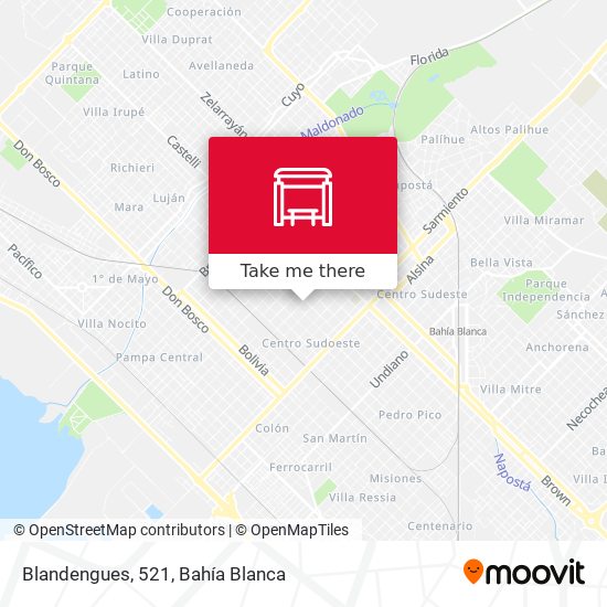 Blandengues, 521 map