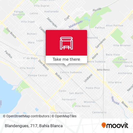Blandengues, 717 map