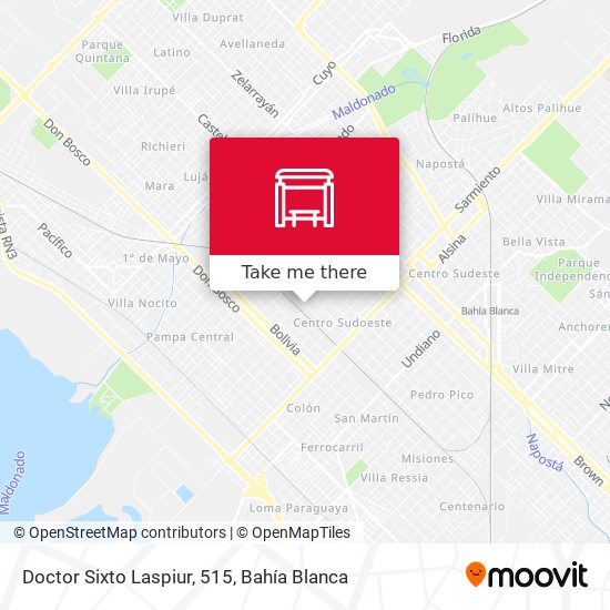 Doctor Sixto Laspiur, 515 map
