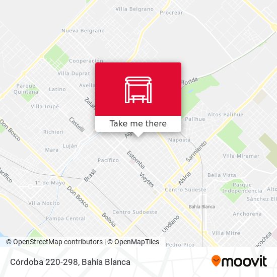 Córdoba 220-298 map
