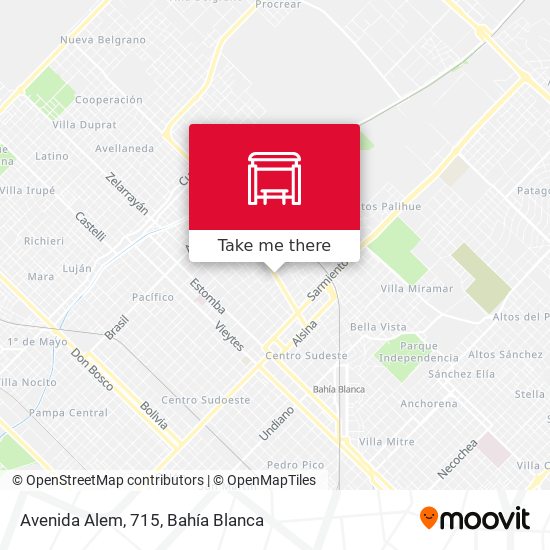 Mapa de Avenida Alem, 715