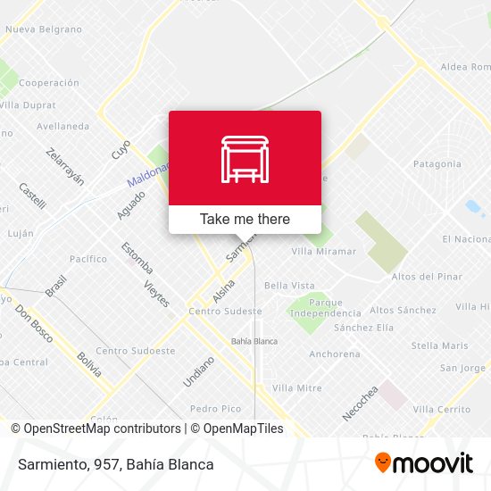 Sarmiento, 957 map